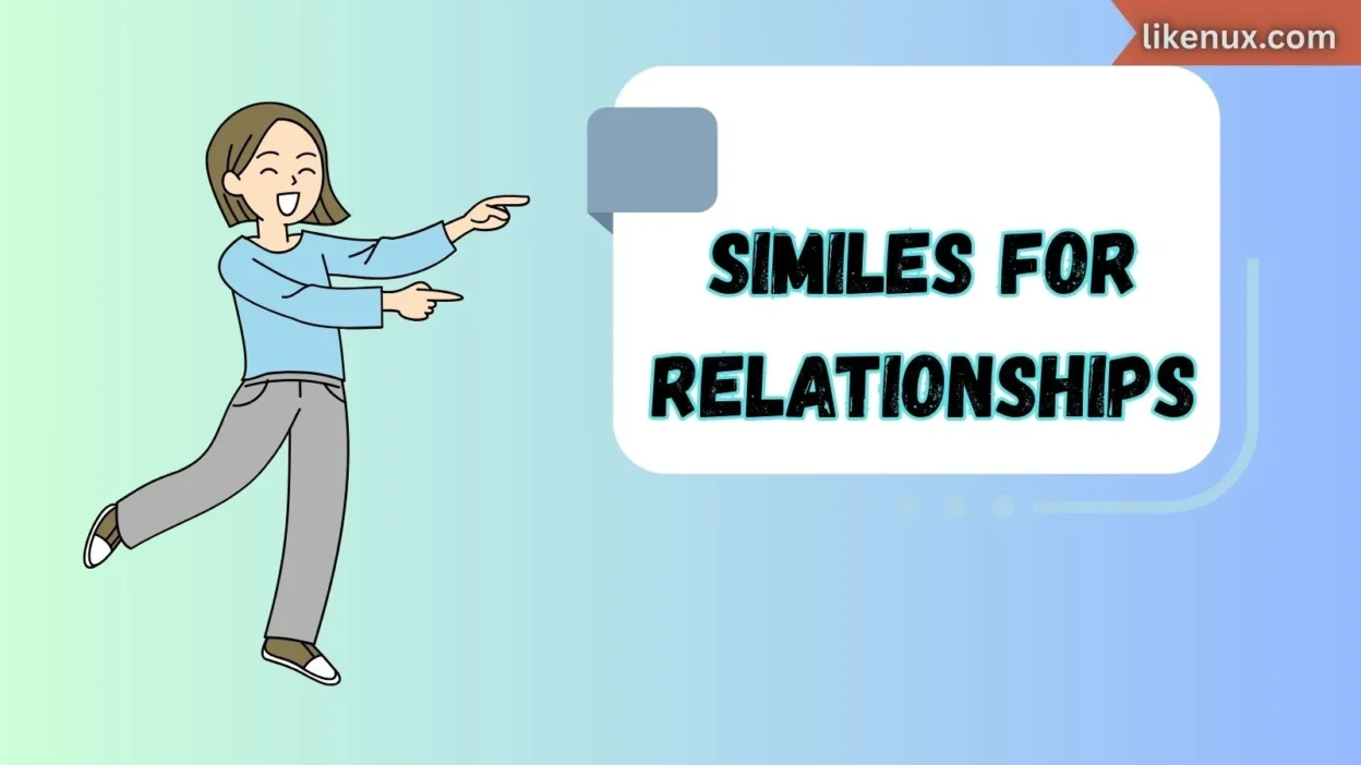Similes for Relationships