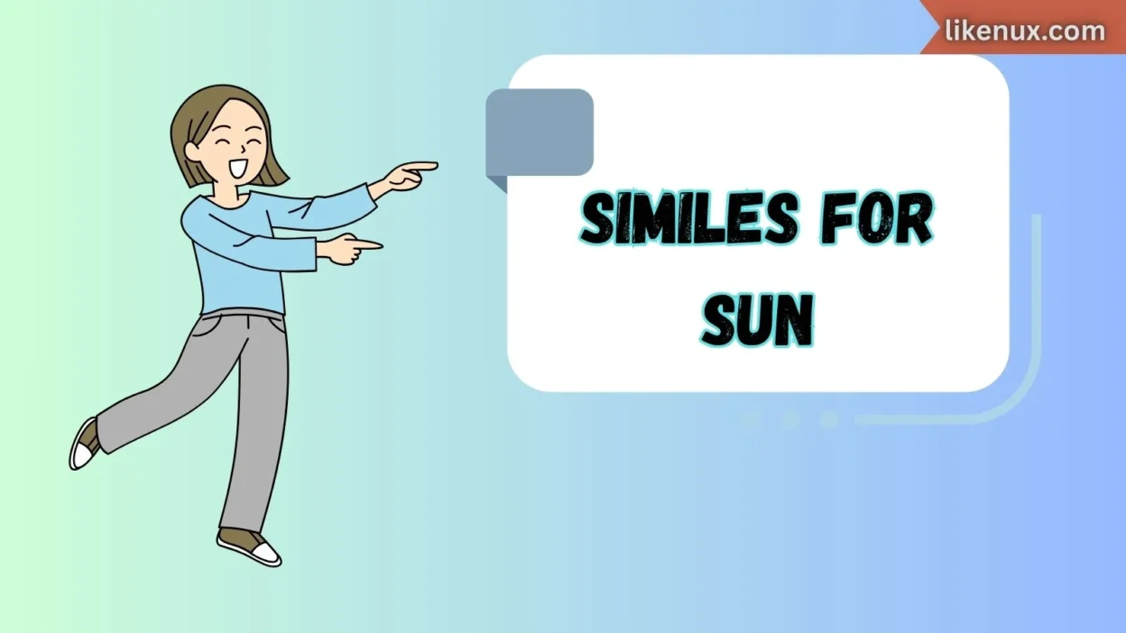 Similes for Sun
