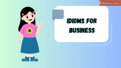 Idioms for Business