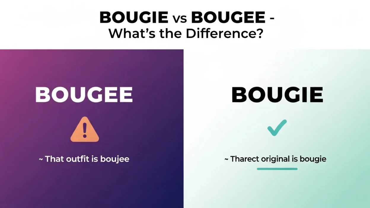 Bougie vs Boujee