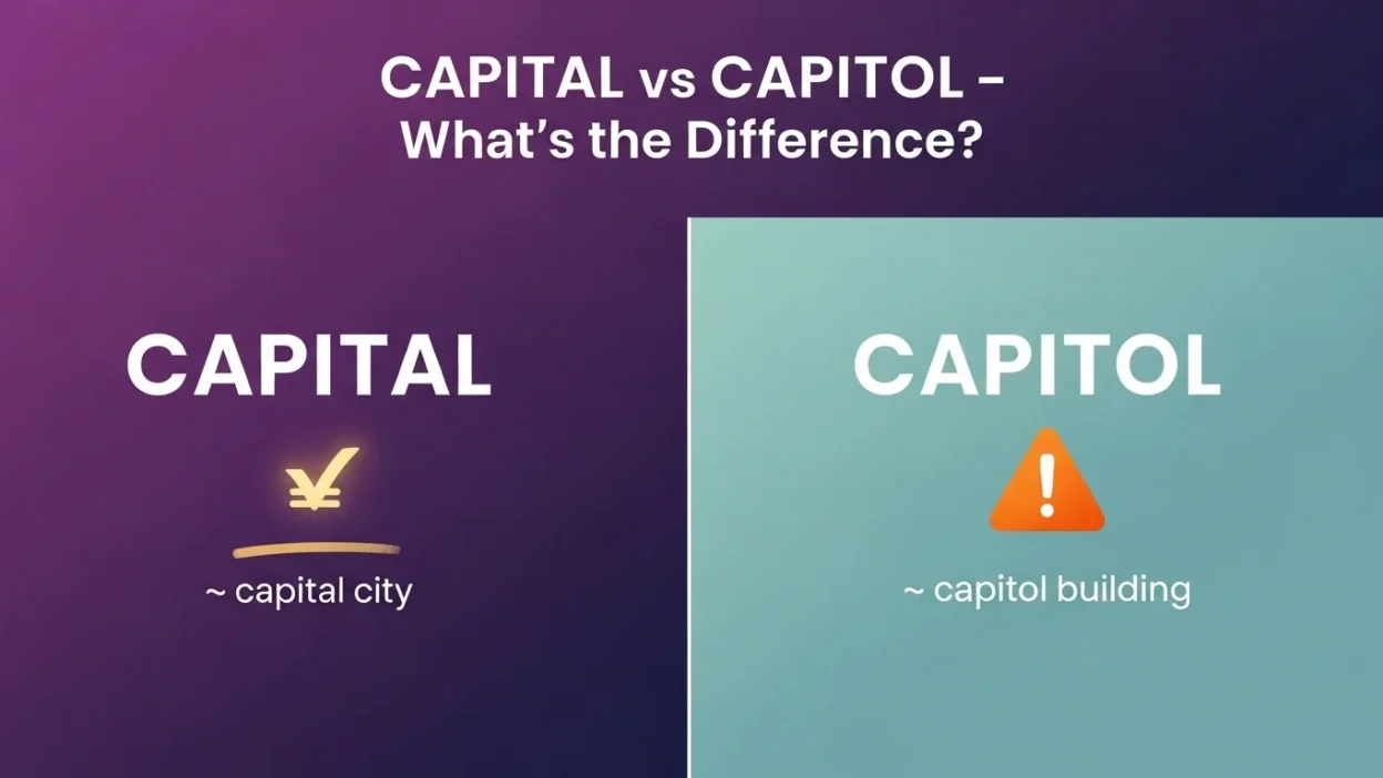 Capital vs Capitol