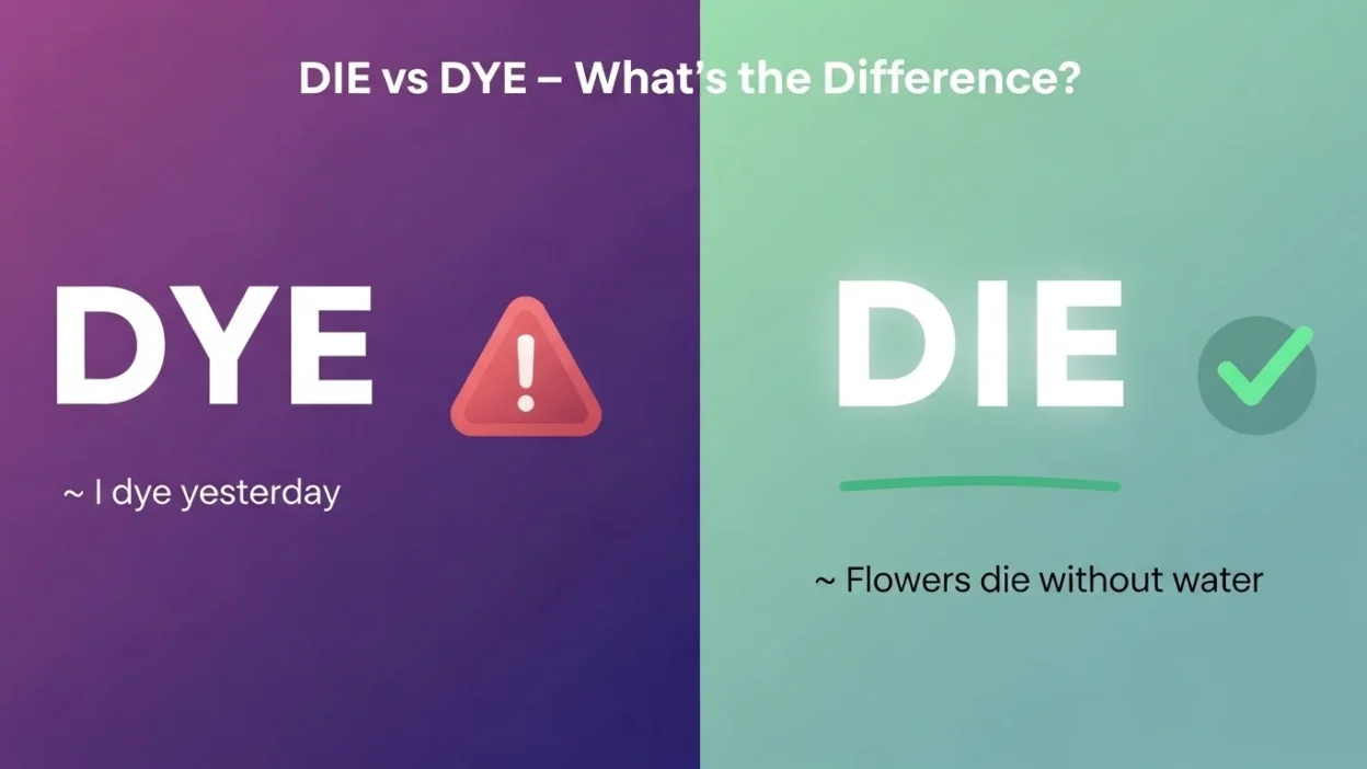 Die vs Dye