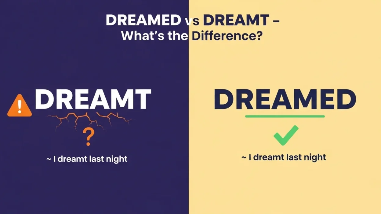 Dreamed vs Dreamt