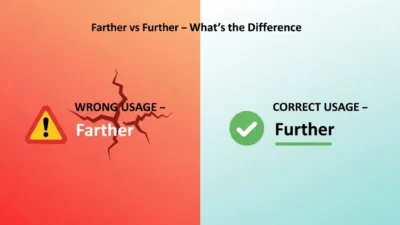 Farther vs Further