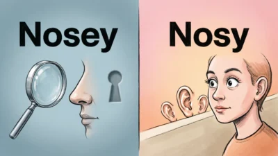 Nosey vs Nosy