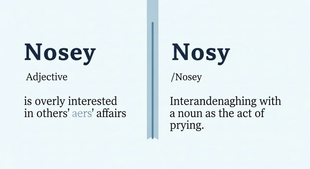 Quick Answer Nosey vs Nosy