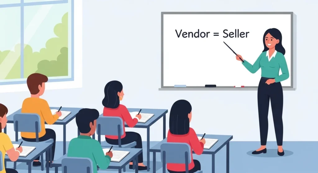 Short Learning Section for Students and Beginners in Vender vs Vendor