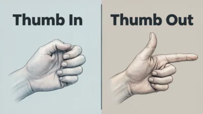 Thumb In vs Thumb Out