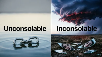 Unconsolable vs Inconsolable