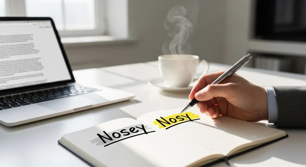 Which One Should You Use and When Nosey vs Nosy