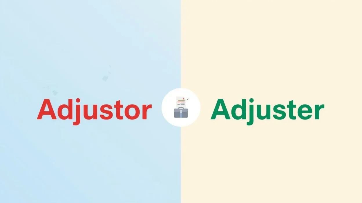 Adjuster or Adjustor