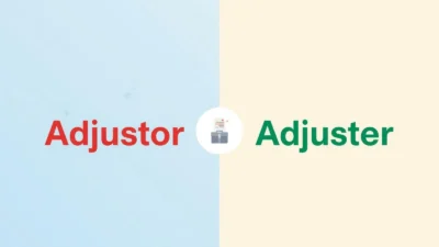 Adjuster or Adjustor