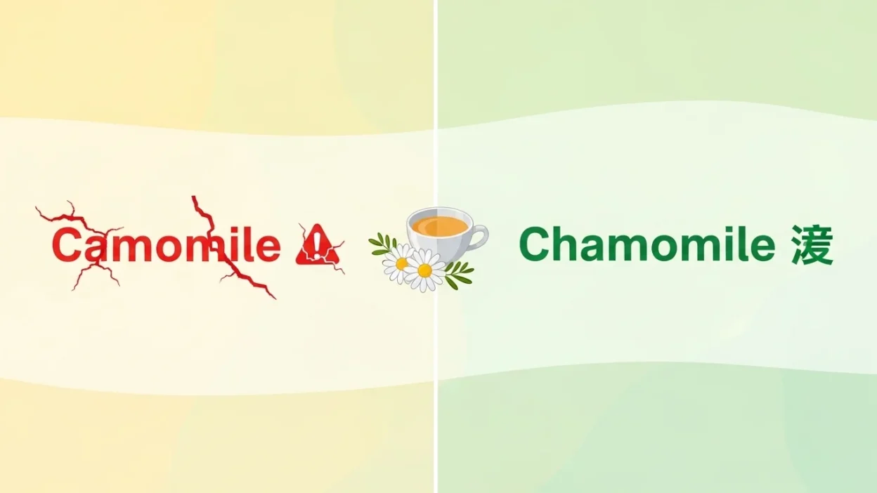 Camomile or Chamomile
