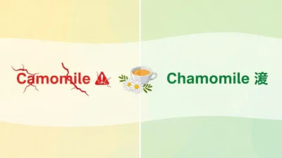 Camomile or Chamomile