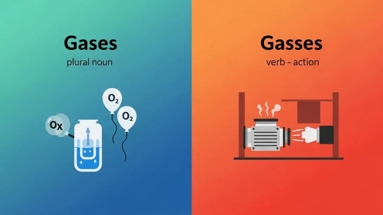 Gasses vs Gases