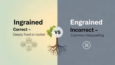 Ingrained vs Engrained