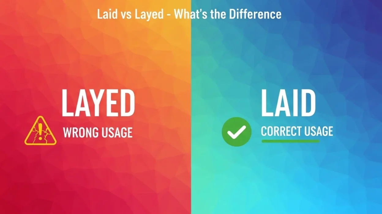 Laid vs Layed