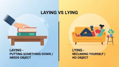 Laying vs Lying