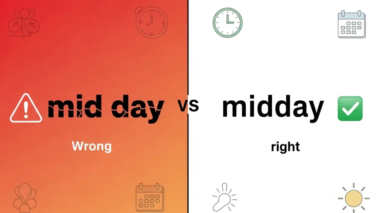 Midday vs Mid Day