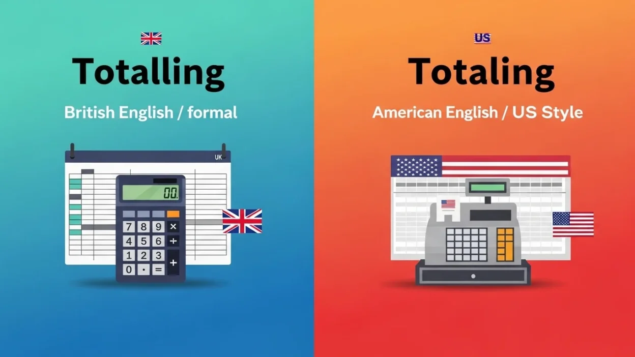 Totalling vs Totaling