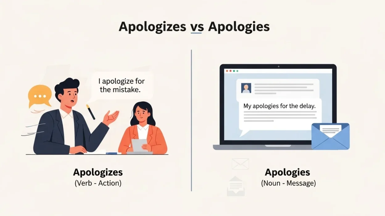Apologizes or Apologies