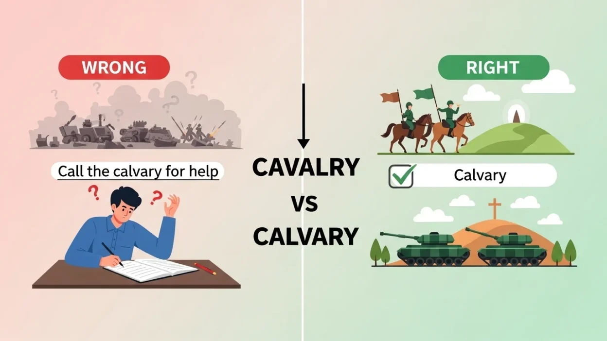 Cavalry vs Calvary