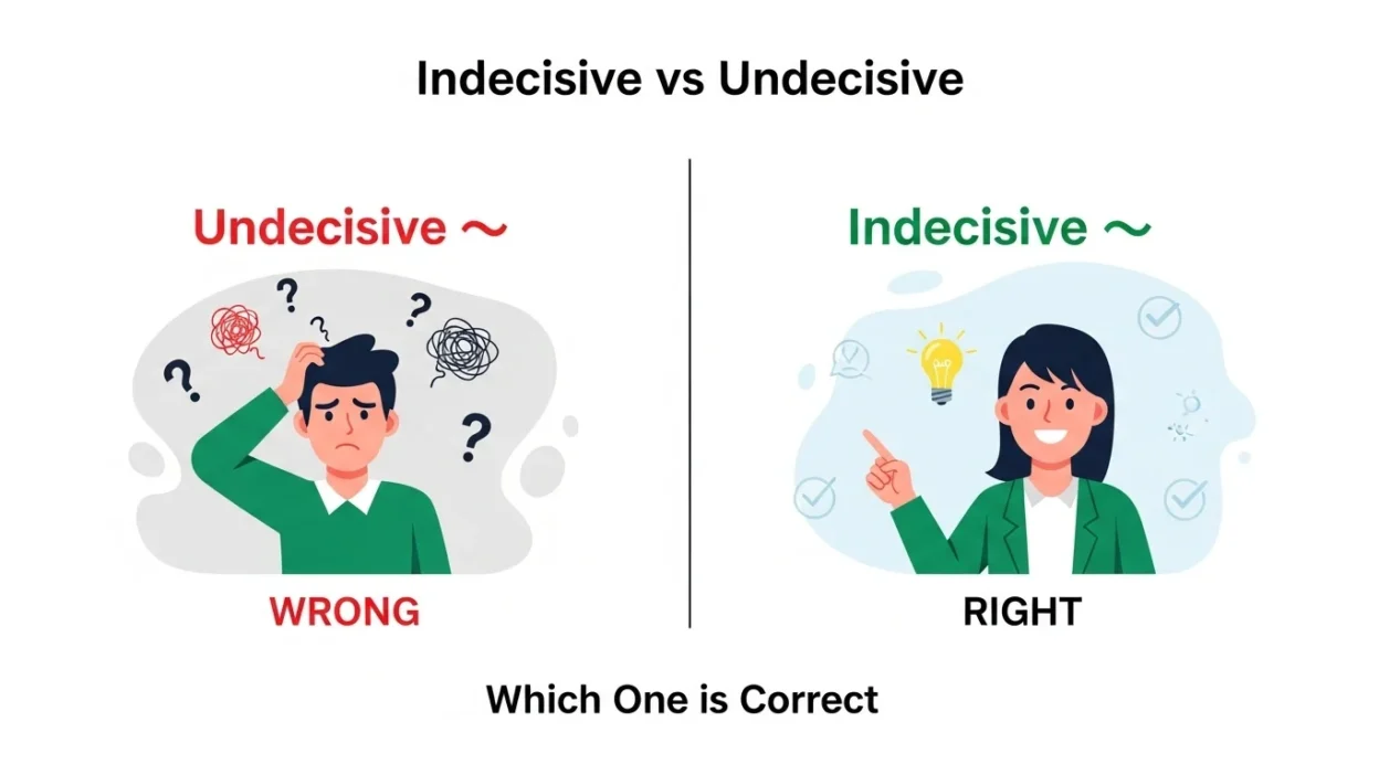 Indecisive or Undecisive